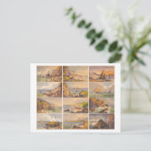 Massachusetts Seashore Uncut Trade Kaarten Briefka (Staand voorkant)