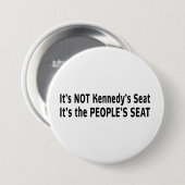 Massachusetts Senate Race Ronde Button 7,6 Cm (Voorkant /achterkant)