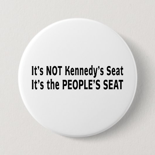 Massachusetts Senate Race Ronde Button 7,6 Cm (Voorkant)