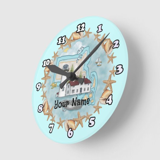 Massachusetts Shells Lighthouse klok (Hoek)