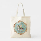 Massachusetts Shells Vuurtoren Tote Bag (Achterkant)