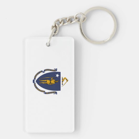 Massachusetts Sleutelhanger (achterkant)
