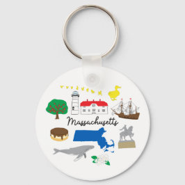 Massachusetts Sleutelhanger
