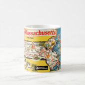 Massachusetts Staat kaart mok (Center)