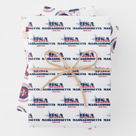 Massachusetts, Staatsfeiten, Vrijheidsbel Inpakpapier Vel