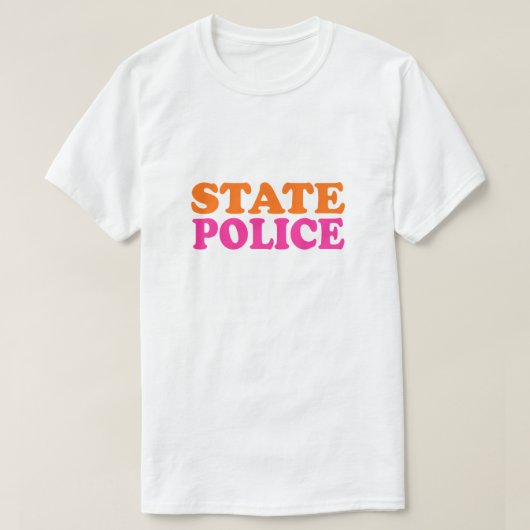 Massachusetts staatspolitie t-shirt (Design voorkant)