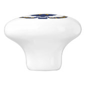 Massachusetts Staatsvlag Keramische Knop (Zijkant)