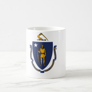 Massachusetts Staatsvlag Koffiemok