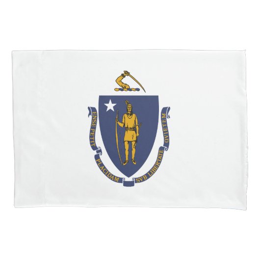 Massachusetts Staatsvlag Kussensloop (Voorkant)