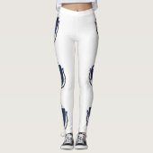 Massachusetts Staatsvlag Leggings (Voorkant)