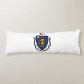Massachusetts Staatsvlag Lichaamskussen (Voorkant)