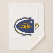 Massachusetts Staatsvlag Sherpa Deken (Voorkant)