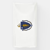 Massachusetts Staatsvlag Spandoek (Verticaal)