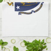 Massachusetts Staatsvlag Theedoek (Gevouwen)