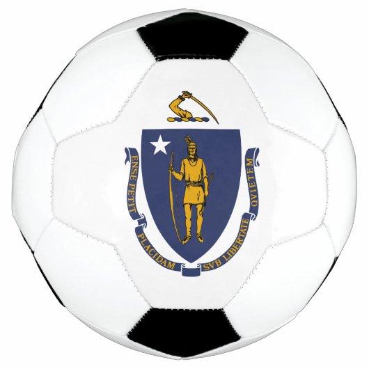 Massachusetts Staatsvlag Voetbal (Voorkant)