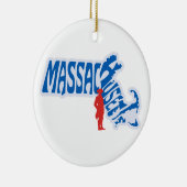 Massachusetts State Christmas Tree Ornament (Rechts)