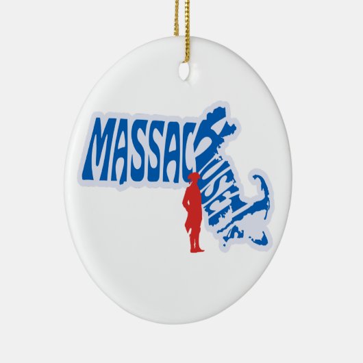 Massachusetts State Christmas Tree Ornament (Rechts)