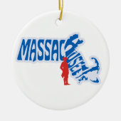 Massachusetts State Christmas Tree Ornament (Voorkant)