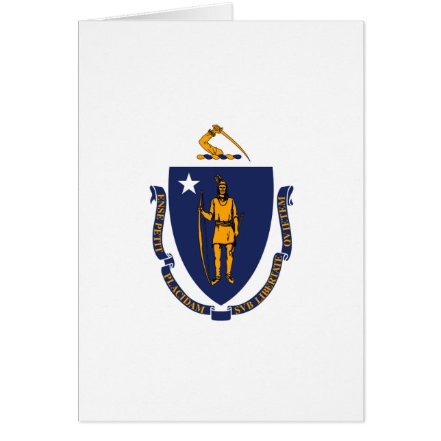 Massachusetts State Flag Design (Voorkant)