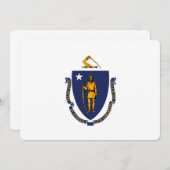 Massachusetts State Flag Design (Voorkant / Achterkant)