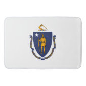 Massachusetts State Flag Design Badmat (Voorkant)