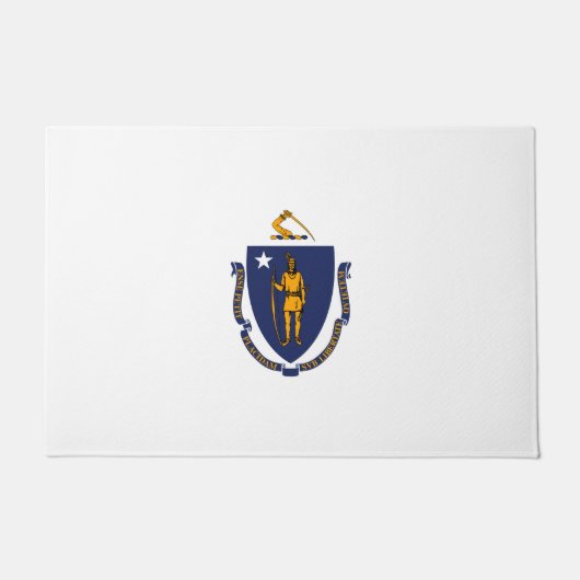 Massachusetts State Flag Design Deurmat (Voorkant)