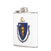 Massachusetts State Flag Design Heupfles (Links)