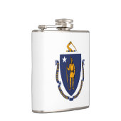Massachusetts State Flag Design Heupfles (Rechts)