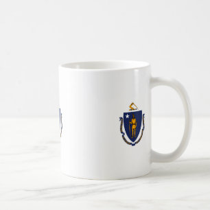 Massachusetts State Flag Design Koffiemok
