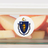 Massachusetts State Flag Design Labels (Aangebracht)
