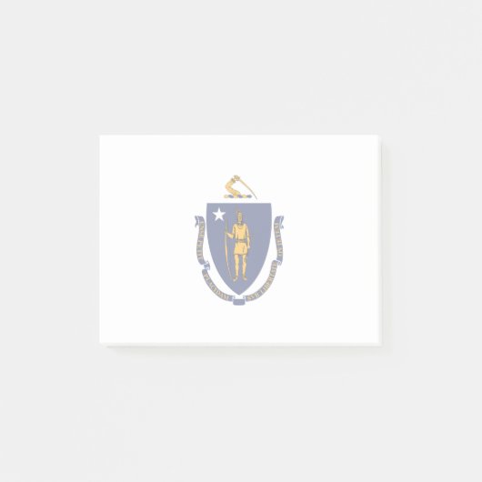 Massachusetts State Flag Design Post-it® Notes (Voorkant)