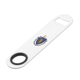 Massachusetts State Flag Design Speed Flessenopener