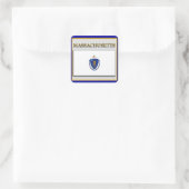 Massachusetts State Flag Design Sticker (Tas)