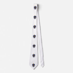 Massachusetts State Flag Design Stropdas