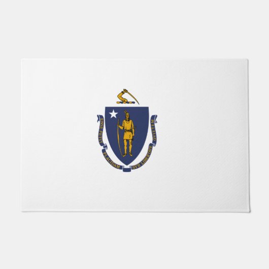 Massachusetts State Flag Deurmat (Voorkant)