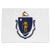Massachusetts State Flag Groot Cadeauzakje (Voorkant)