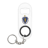 Massachusetts State Flag Mini Flessenopener (Voorkant)