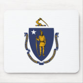Massachusetts State Flag Muismat (Voorkant)
