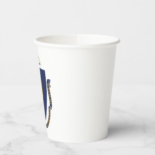 Massachusetts State Flag Papieren Bekers (Links)