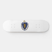 Massachusetts State Flag Persoonlijk Skateboard (Horizontaal)