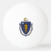Massachusetts State Flag Pingpongbal (Voorkant)