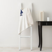 Massachusetts State Flag Print Patriottisch Sherpa Deken (In situ)