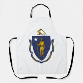 Massachusetts State Flag Schort (Voorkant)