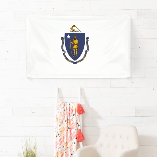 Massachusetts State Flag Spandoek