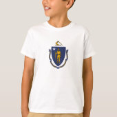 Massachusetts State Flag T-shirt (Voorkant)