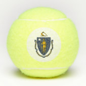 Massachusetts State Flag Tennisballen (Voorkant)