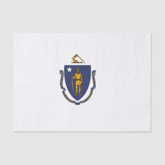Massachusetts State Flag Tissuepapier (Voorkant)