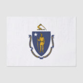 Massachusetts State Flag Tissuepapier (Voorkant)
