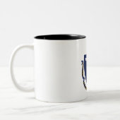 Massachusetts State Flag Tweekleurige Koffiemok (Links)