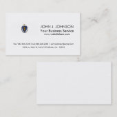 Massachusetts State Flag Visitekaartje (Voorkant / Achterkant)